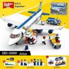 Little Luban B0366 Children's Educational Airplane Building Blocks Toy
