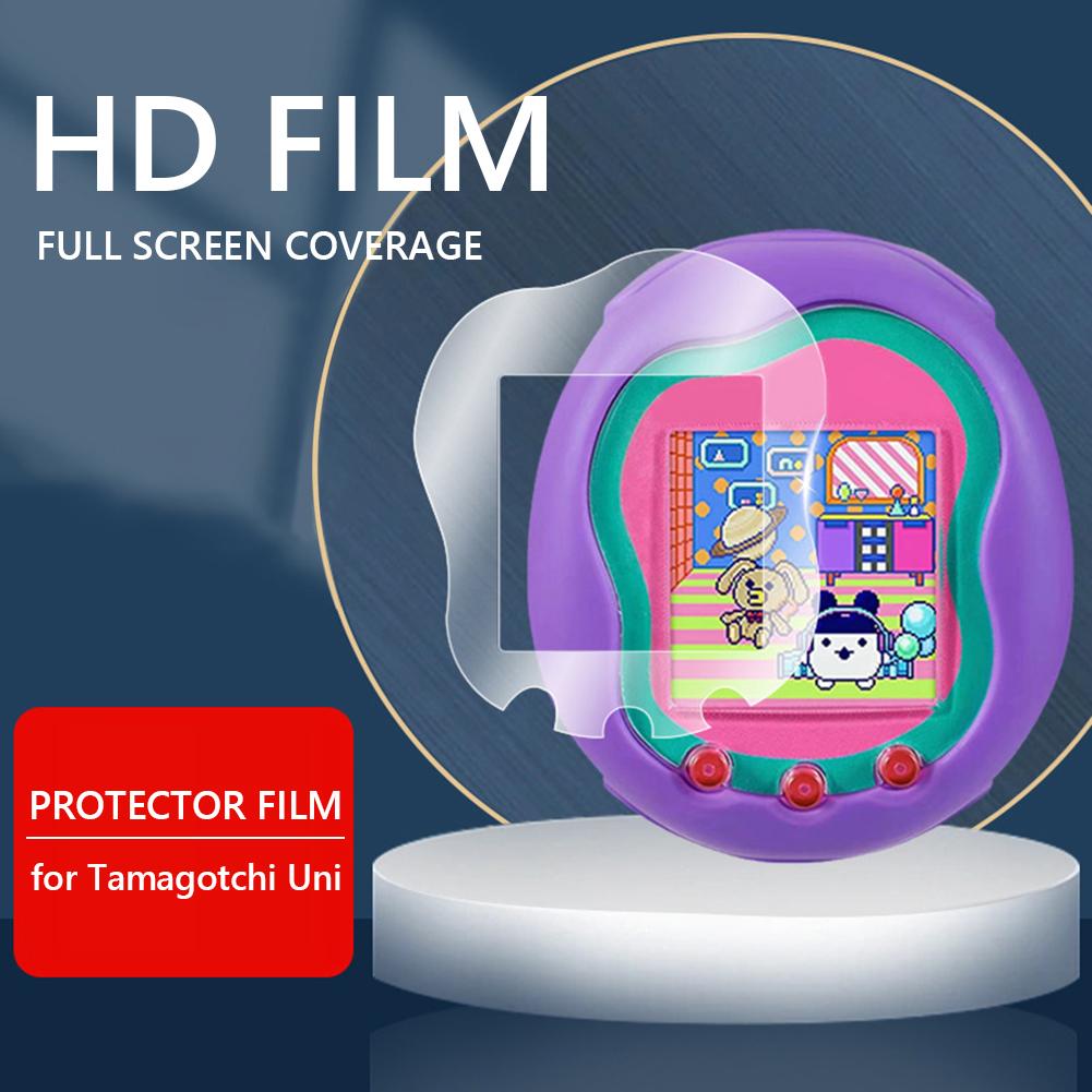 2 шт. защитная пленка для экрана для игровой консоли Tamagotchi Uni Band Pet, защитная пленка от царапин из ПЭТ/ТПУ, аксессуары