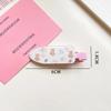 2pair Acrylic Hairpin Plaid Side Bang Hair Pins New Duckbill Barrettes  for Women Girls