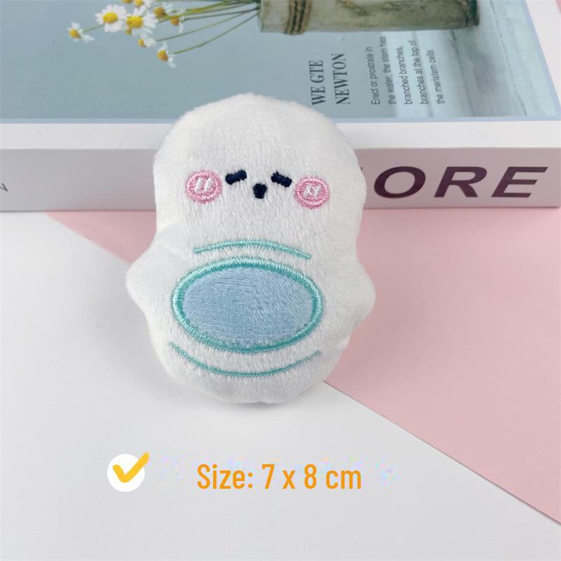 Poop Plush Doll Pendant - Cute Couples Keychain and Backpack Accessory