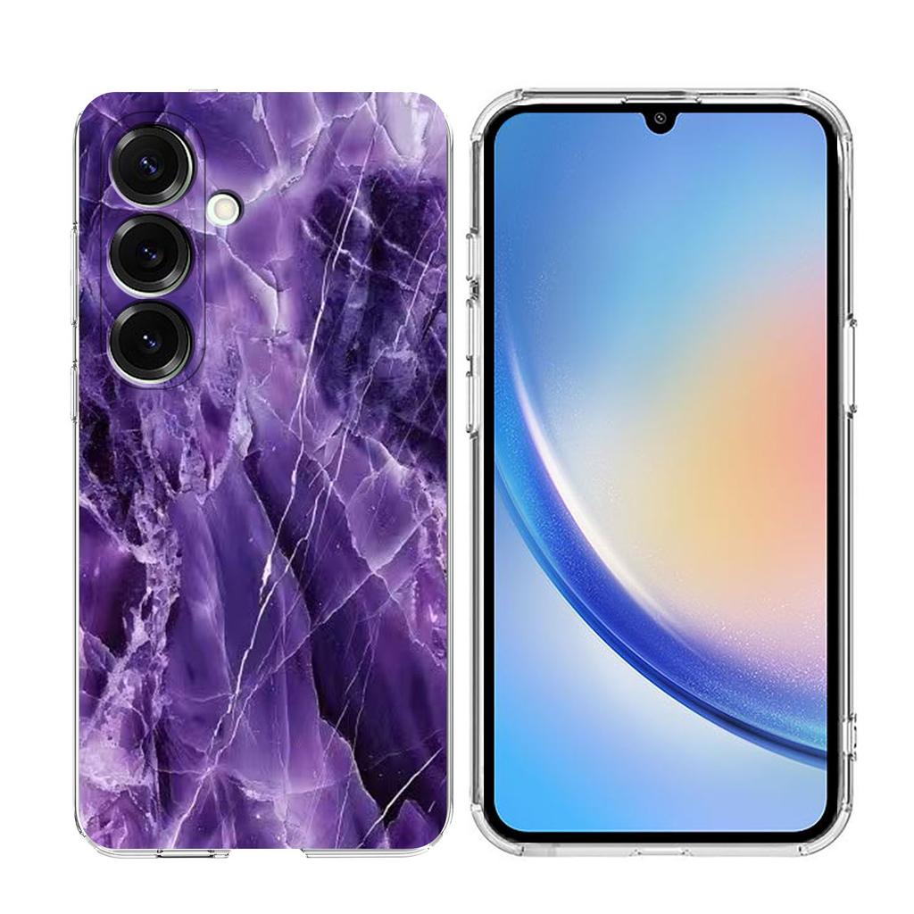 For Samsung Galaxy A34 5G Case Marble Pattern Printing Soft TPU Phone Cover