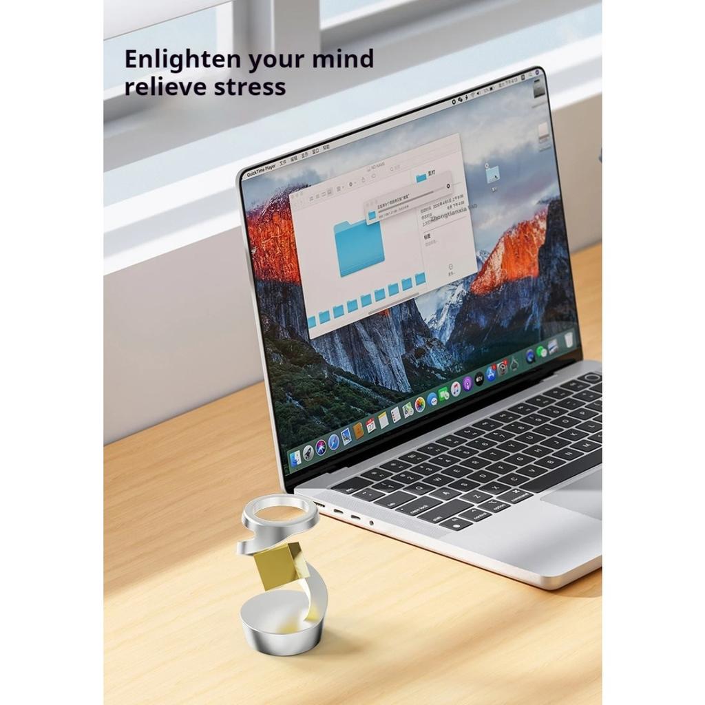 Relieve Stress Floating Gyroscope Official Desk Gadgets Metal Stress-Stress Reducing Toys Fidget Spinner Roller Spinning Top Tip