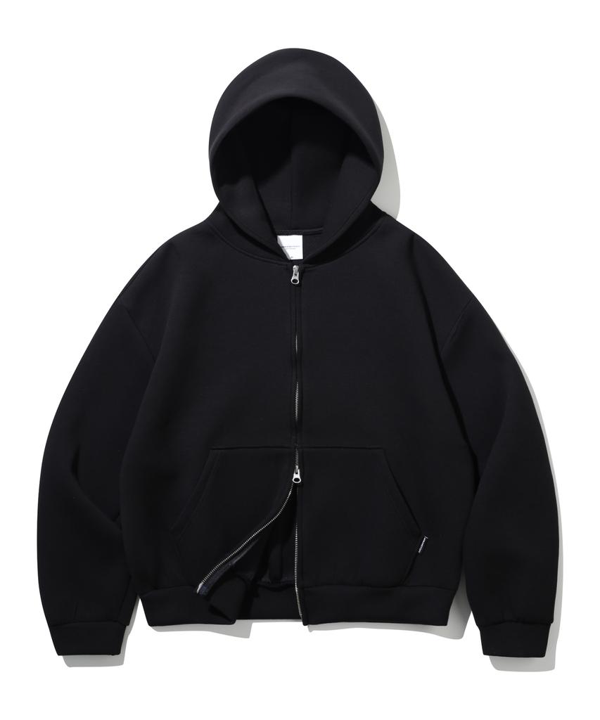 Худи на молнии Urbanstoff Neoprene Diver Crop (черный)