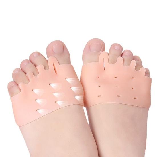 4 Pairs Silicone Toe Separators Easy To Clean Reusable Breathable Soft Toe Spacers Overlapping Toes Correctors