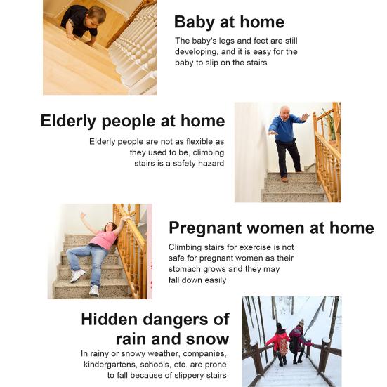 100CM Non-Slip Stair Nosing L-Shape Staircase Step Tread Self-Adhesive Stair Edge Protector Waterproof Indoor Outdoor Stair Nose Molding