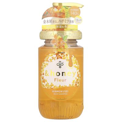 &Honey, Fleur Moist Шампунь, Мед османтуса, 440 мл(14,9 жидких унций)