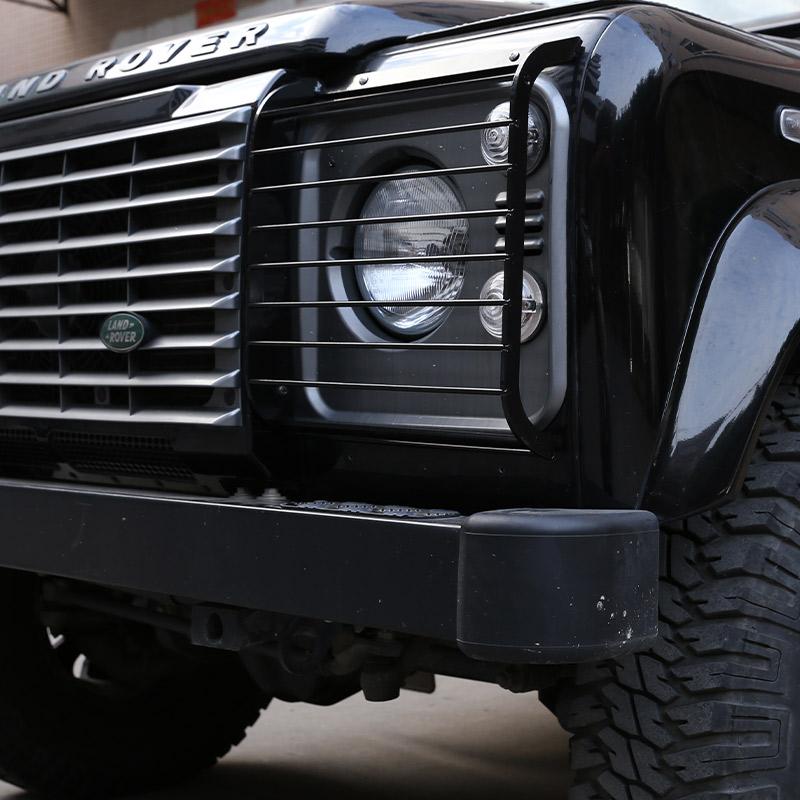 Для Land Rover Defender 110 2004-2019 Автомобильные Фары Теневой Колпак Линза Фары Защитная Сетка Решетка Защитная Отделка YU1