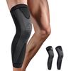 1 шт. Компрессионный наколенник для поддержки при беге, волейболе, теннисе, спорте, длинный поддерживающий наколенник, снятие боли