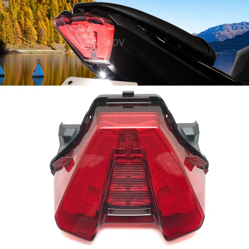 For YAMAHA FZ07 MT07 Motorcycle Rear Taillight LED Tail Light Brake Turn Signal Lamp Integrated MT-07 FZ-07 2021 2022 2023