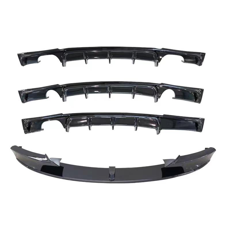 M Performance Style Rear Diffuser Front Lip Trunk Spoiler Gloss Black for BMW 3 Series F30 F31 F35 2012-2019 M3 Sport