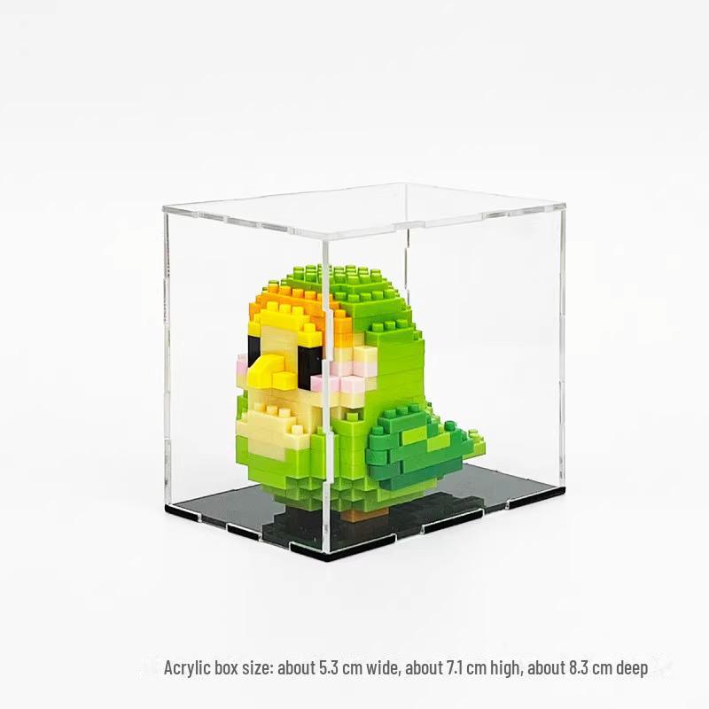 Совместимая с Lego игрушка для самостоятельной сборки из микроблоков в виде мультяшной птицы