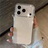 Роскошный Блестящий Прозрачный Противоударный Бронированный Чехол для iPhone 17 17Air 17Pro 17Pro Max Прозрачная Защита Объектива Мягкая TPU Задняя Крышка