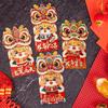 4Pcs Chinese Lunar Year Red Envelopes Hong Bao Gifts Present Wishes Packets for