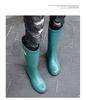 Men's 45CM High Work Rain Boots: Durable, Non-Slip, Waterproof, Thick-Soled for Construction