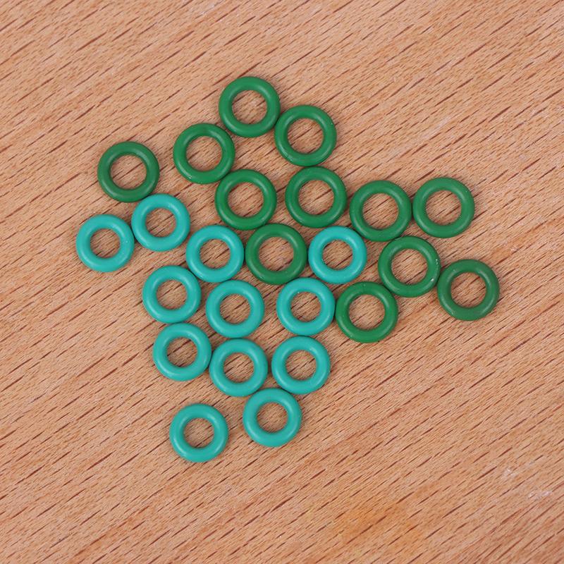 12Pcs Piezo Injector Solenoid Valve Seal Rubber Rings Washer Repair Kits For Return Oil Backflow Pipe Connector Small O-Ring