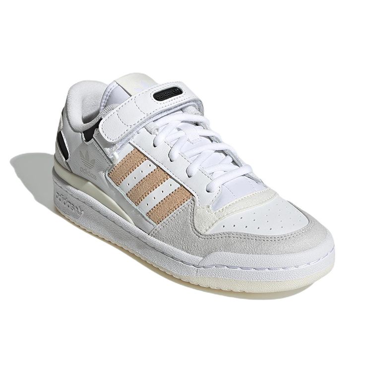 adidas Forum Low White Magic Beige Женские кроссовки Cloud-White Core-Black GW7107