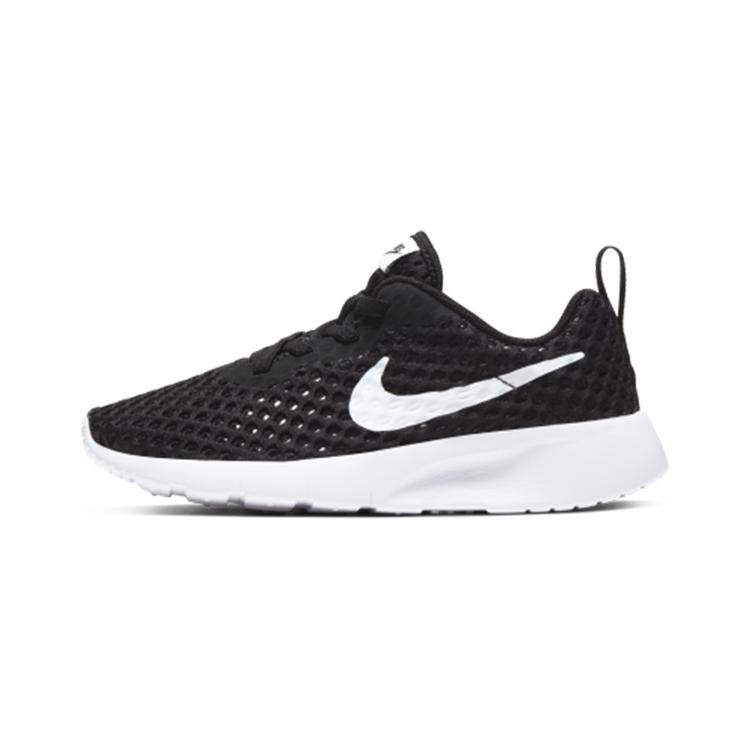 Nike Tanjun BR BPE Нескользящие Амортизация Дышащие Низкие Детские Повседневные Кроссовки Черно-белые CW3179-011