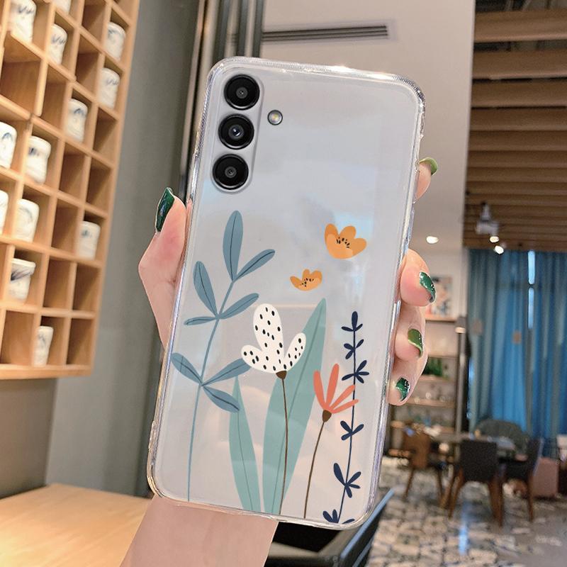 Чехол для телефона Samsung Galaxy A25 A55 A35 5G, мультяшная аниме-девушка, задняя крышка, мягкий ТПУ, чехол-сумка для Samsung Galaxy A25, ударопрочный