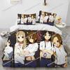 K-ON Kawaii Girls Anime Bedding Set Boys Girls Twin Queen King Size Duvet Cover Pillowcase Bed boys Adult Home Textileextile