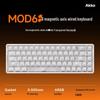 AKKOMOD68 Прокладка Алюминиевая Проводная 8K Магнитный Переключатель Игровая Клавиатура