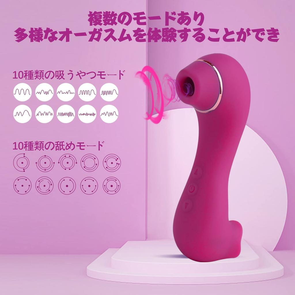 CKSOHOT Vibrator Sucking Clitoris Suction Tongue 10 Levels of Suction 10 Types of Tongue Clitoris Foreplay Sacred Nipple Clit Nipple Made of Soft