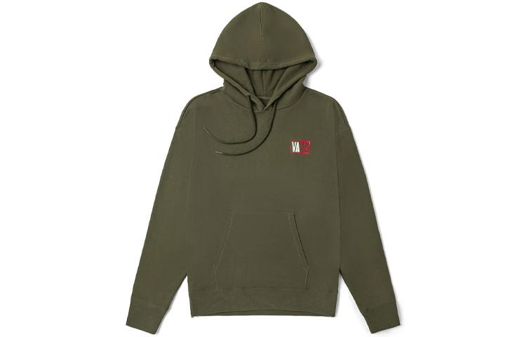 Vans Толстовки Унисекс Армейский Зеленый С Капюшоном Умеренный Обычный VN0A54JKKCZ