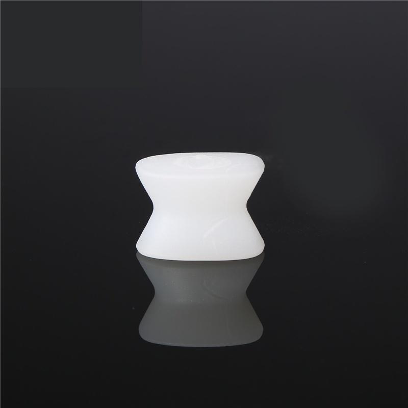 1 пара многоразовых силиконовых гелевых разделителей для пальцев ног, спейсеры, предотвращают и лечат вальгусную деформацию