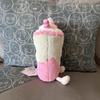 Jc Cute Strawberry Matcha Latte Plush Toys Stuffed Animal Soft And Comfortable Sofa Pillow Desktop Ornament Surprise Gifts
