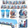Zootopia Themed Birthday Party Decorations, Children's Birthday Banners, Paper Plates, Paper Cups, Tissues, Tablecloths, Power Strips, Party Supplies