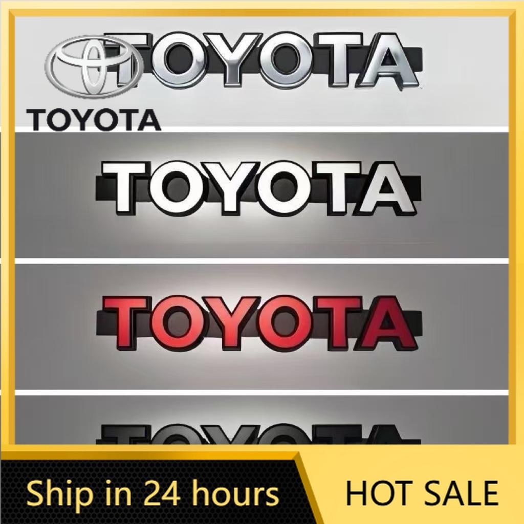 38x6,5x1,5 см Решетка радиатора в ретро-стиле с эмблемой Toyota | Светоотражающий передний значок Наклейка на автомобиль Highlander, RAV4, Venza, Corol