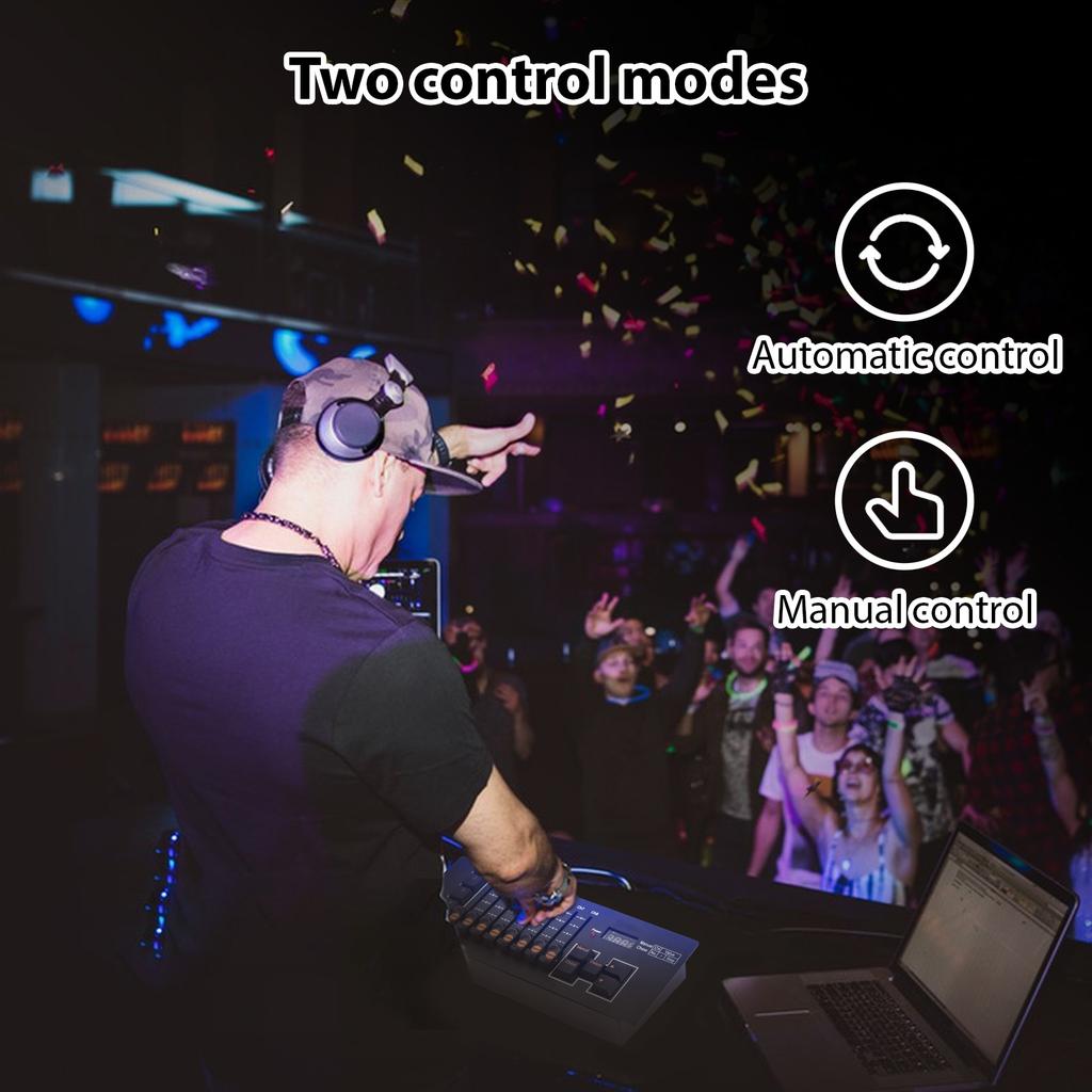 Контроллер DMX DMX 512 40-канальный сценический контроллер DJ Light для DJ Lights Party Light Shows Disco