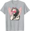 2026 New Valentine Day Cute Cupid Blowing Bubble TShirt Mens and Womens Pure Cotton TShirt Fashion Casual Couples Clothing