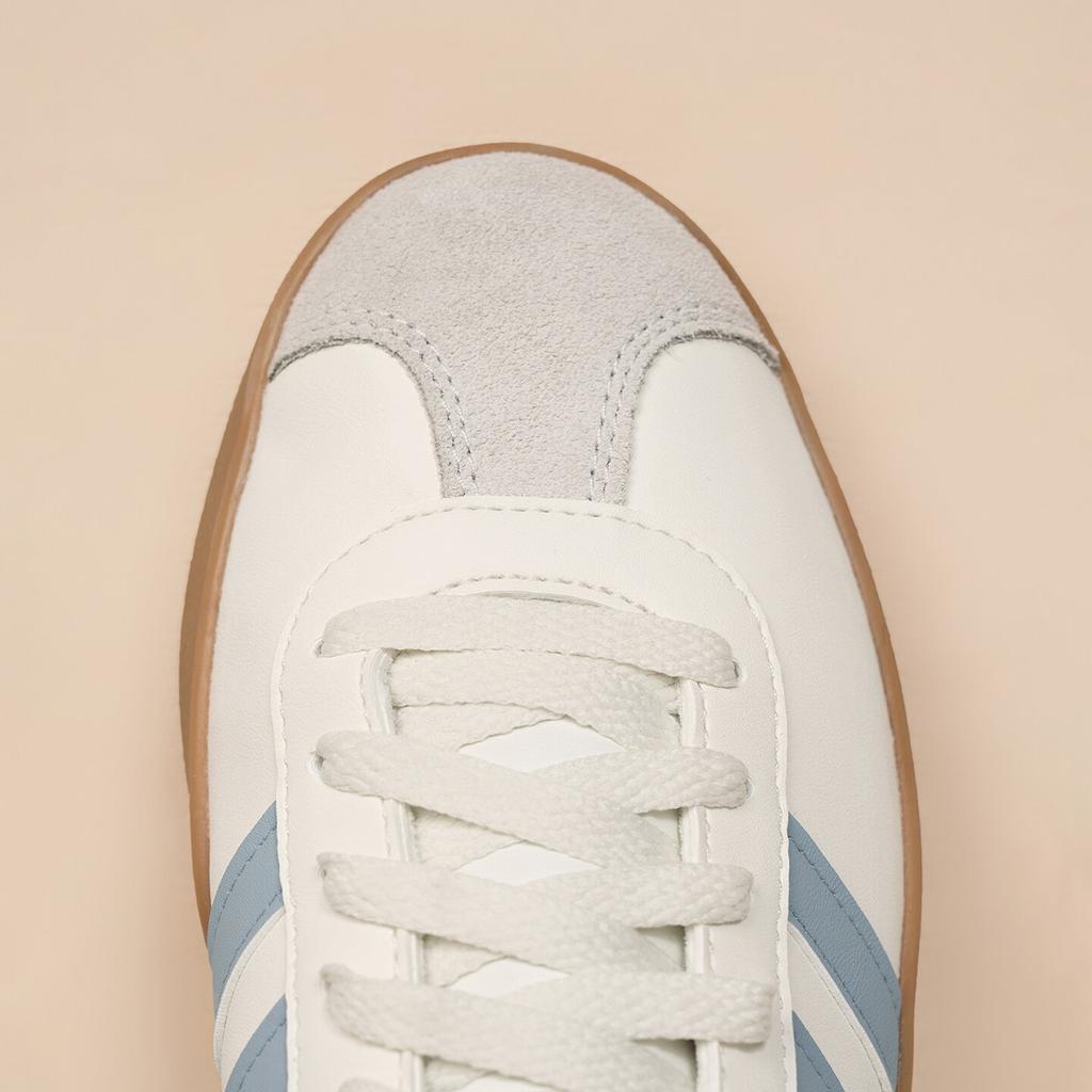 adidas VL Court Classic Цвет: Off White, Wonder Blue, Золотой металлик