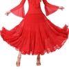 Modern Dance Skirt Ballroom Dance Suit Big Swing Skirt Mesh Skirt Dance Skirt Practice Suit Dance Performance Dance Skirt Long Skirt