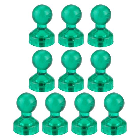 10 шт. Магнитные кнопки-гвоздики Сильная адгезия Многоцелевые Мини Цветные Прозрачные Магниты на холодильник