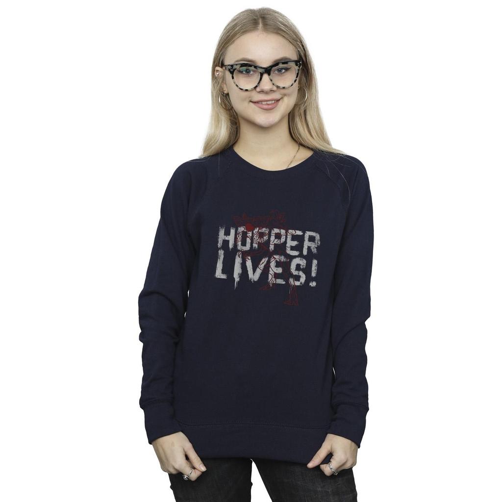 Netflix Womens/Ladies Stranger Things Hoppers Live Sweatshirt