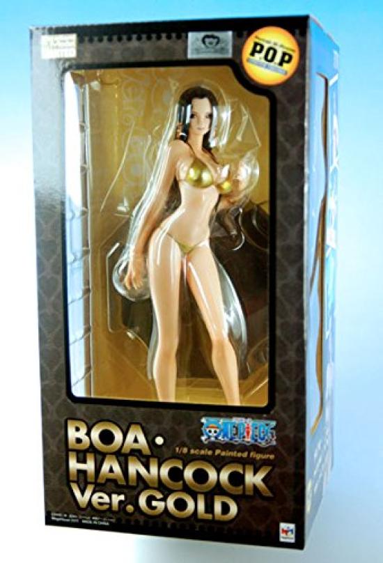 One Piece Лимитированная Серия Боа Хэнкок Масштабная Полная Фигурка Portrait.Of.Pirates Версия GOLD 1/8 Предварительно Окрашенная