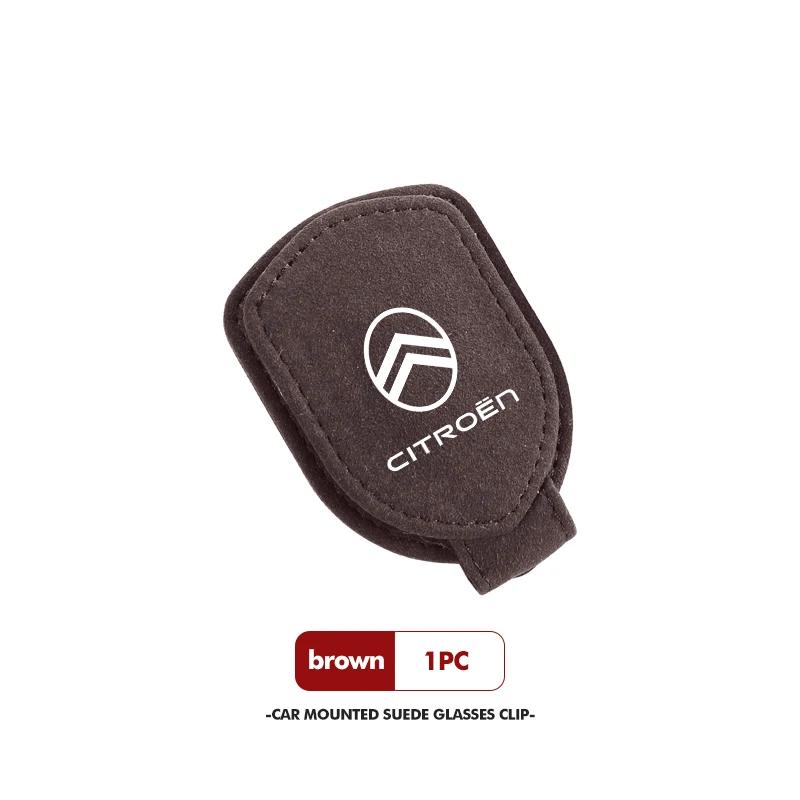 OCDK9 Car Eyeglass Holder Sun Visor Glasses Storage Clip For Citroen Grand Berlingo Jumper Celysee Xsara Picasso Aircross