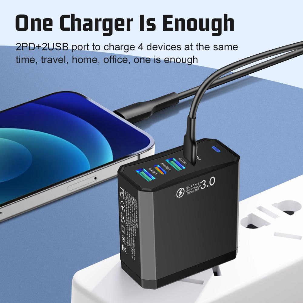 USB зарядное устройство Type C PD 25W Quick Charge 3.0 USB C быстрая зарядка настенный телефонный адаптер для iPhone Samsung Xiaomi Oneplus Poco QC3.0