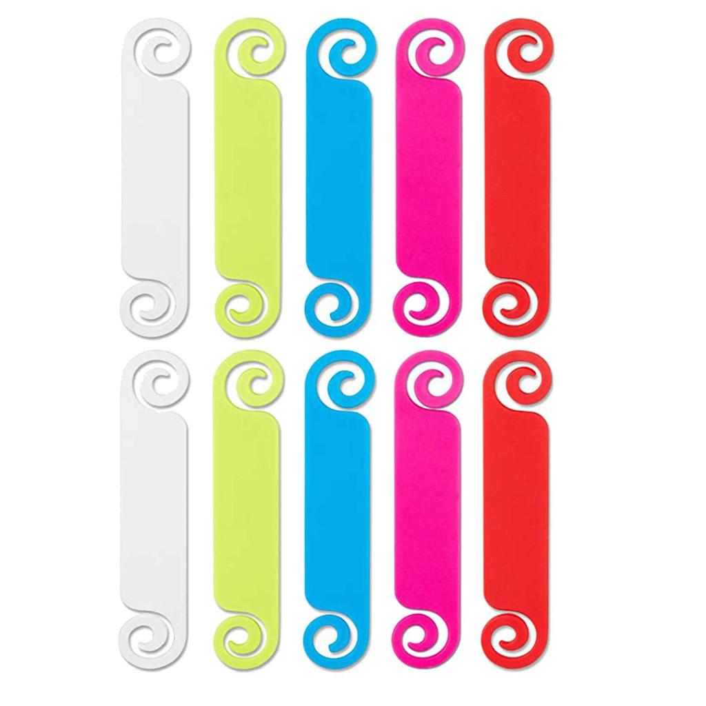 Бирки для кабелей Бирки для управления кабелями Многоцветные этикетки для кабелей Бирки для идентификации шнуров для USB-кабеля для компьютеров, телефонов, зарядных устройств