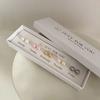 5 Pairs Women Imitation Pearl Stud Earrings White Pink Champagne Beige Grey Round Simple Office Jewelry