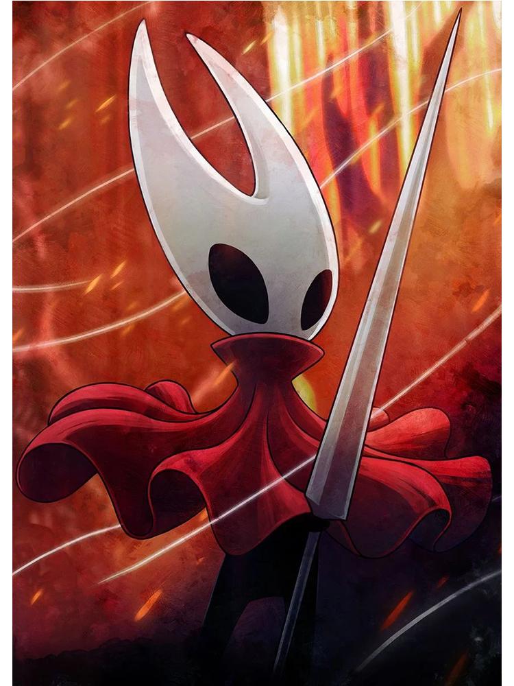 Videogame Hollow Knight Posters Prints Canvas Painting Anime Game Wall Picture For Modern Kids Room Home Decoration