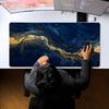 Large Black Gold Foil Marble Mousepad XXL Abstract Liquid Fluid Non‑Slip Rubber Pc Game Overlock Mouse Mats Gaming Accessories
