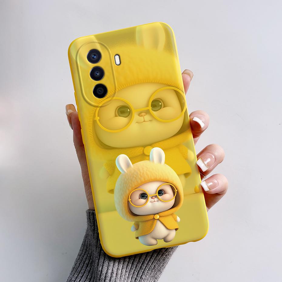 For Huawei NOVA Y70 Case Silicon Back Cover Cute Rabbit panda Phone Case For Huawei NOVA Y70 NOVAY70 NovaY 70 6.75" Bumper Coque