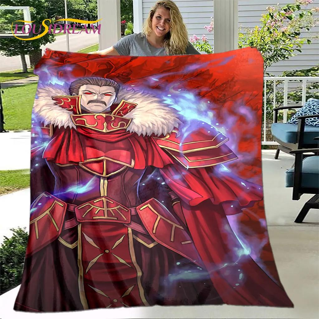 Мягкое плюшевое одеяло Game Fire Emblem Series Gamer, фланелевое одеяло для гостиной, спальни, кровати, дивана, чехол для пикника, детский чехол