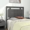 VidaXL Headboard Grey 95.5x4x100 Cm Solid Pine Wood 817922