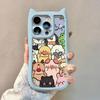 Мультяшный Bier Животное Чехол для iPhone11promax Apple 11 Мобильного Телефона 11 Кошачьи Ушки 11 Защита от Падений 11 Жесткий 11 Женский