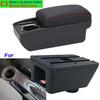 Для Seat Ibiza Armrest Box Для Seat Ibiza 6j Ibiza 6L Car Armrest Auto Storage Box Модернизированные детали Аксессуары для салона автомобиля