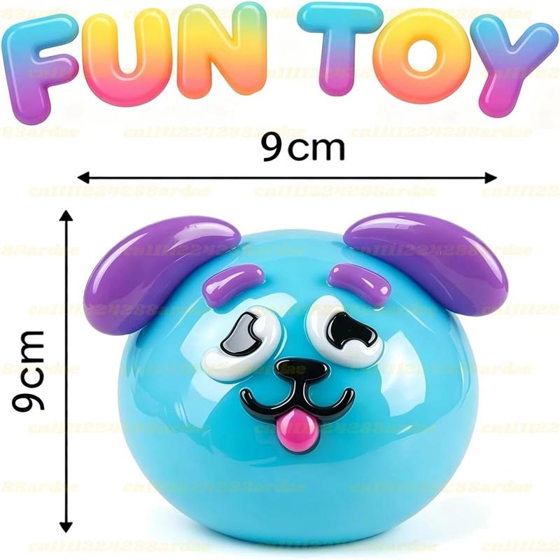 НОВИНКА Smushers Squishy, Игрушка-сквиши «Собачья мордочка» из коллекции Curiosities, Мягкая, Формируемая, Милая, Медленно восстанавливающая форму, Игрушка для сжатия, Расслабляющая, Сенсорная