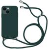Phone Chain Case For iPhone 13 Mini (5.4 ") Night Green Soft Anti-Scratch Silicone Protection